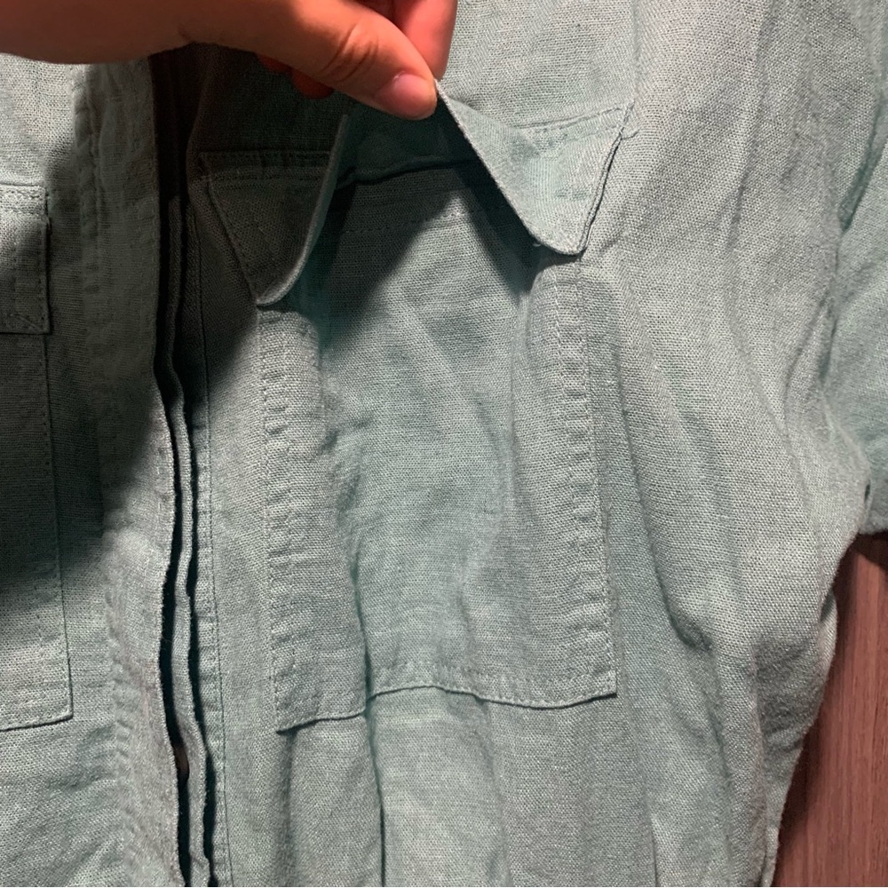 NWT Universal Thread Green Short Sleeve Jumpsuit Size 2 - Picture 7 of 12
